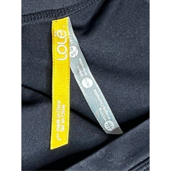 Lole Momentum UPF 50+ Black Split Flap Tank Sports Dress LARGE Activewear Casual - Picture 8 of 11